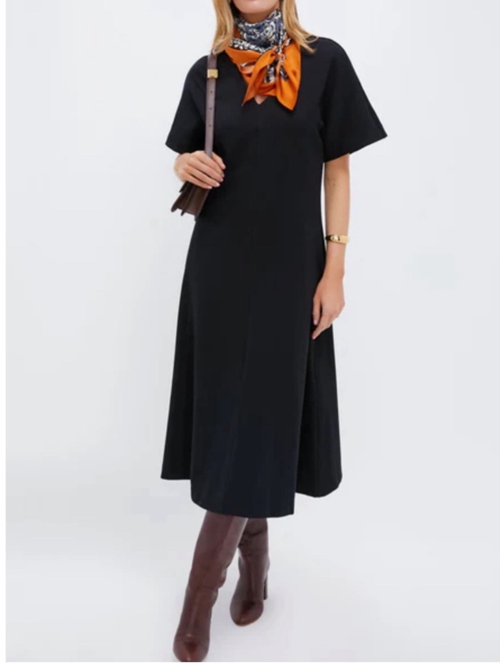 TUCKERNUCK Onyx Annalee Dress Black Midi Maxi Dress NWT XL